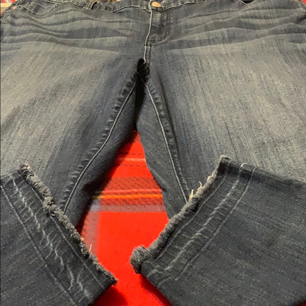 Simply Vera Vera Wang mid-rise Capri jeans-20W